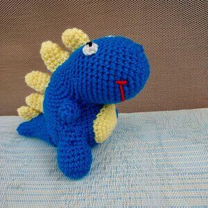 handmade crochet DINOSAUR